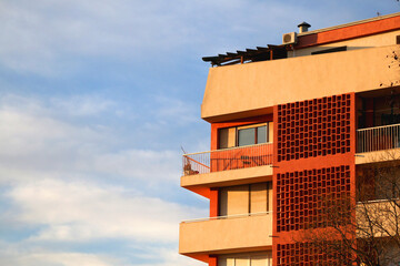 Traditional Mediterranean architecture in Split, Croatia.
