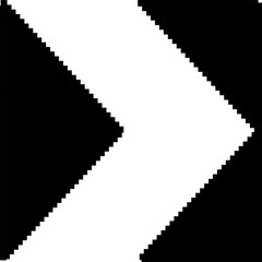 Square pixel geometric shapes. Design digital element