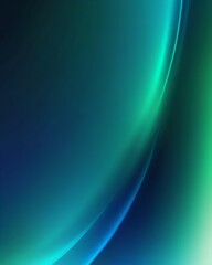 Soft gradient glow in emerald green and sapphire blue tones, creating a luxury and jewel abstract background