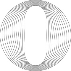 Circle white liquid with overlay. Modern graphic element