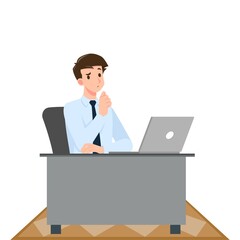 a person working at an elegant office desk