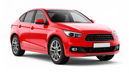Obraz premium car isolated on white