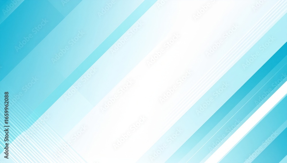 Poster an abstract geometric background of aqua with subtle lines creating a modern, clean design