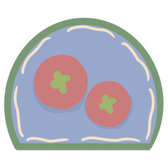 La Dolce Vita mussels, Italian vibes, Mediterranean style, mussels, seafood art, food illustration, doodle art, hand drawn, watercolor art, Buon Appetito, Italian summer, summer vibes, dolce vita