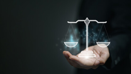 Digital Justice and Legal Services Concept