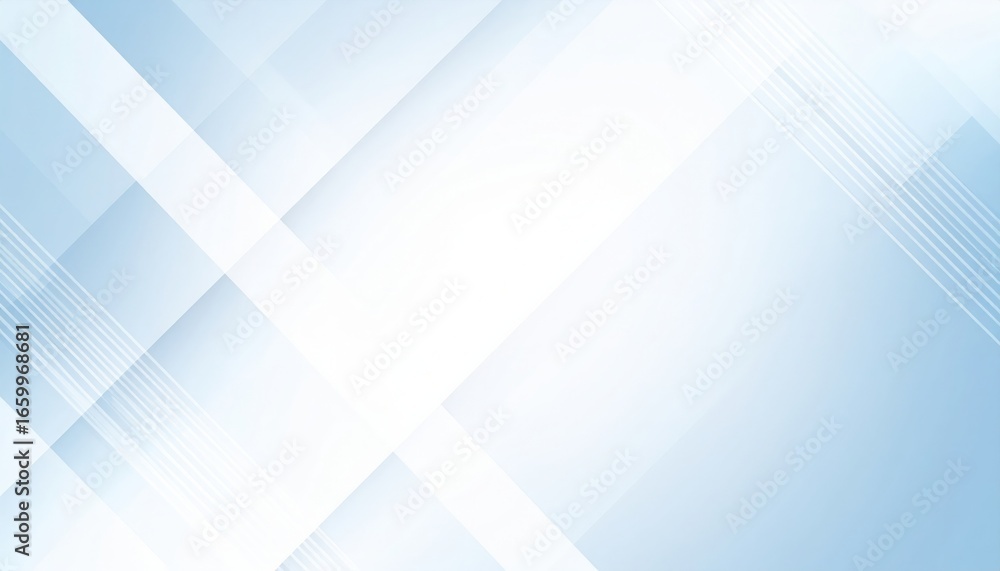 Aufkleber abstract geometric background with layered blue and white lines and shapes, creating a modern design