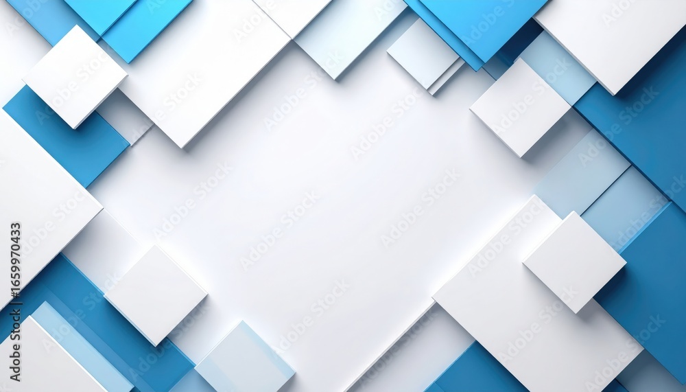Poster abstract geometric art forms a sophisticated framework with rectangular shapes, a harmonious blend o
