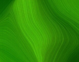 Abstract vibrant green wavy background