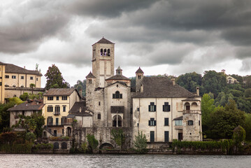 Fototapeta premium le lac Orta Italie