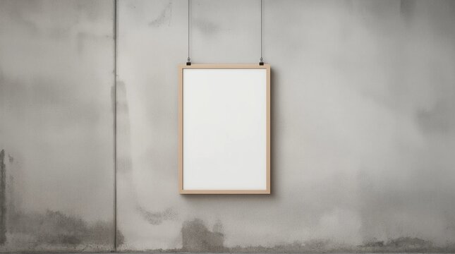 Horizontal Roll up Poster Mockup, Pull down chart, Projection screen, Presentation board, 3d rendering