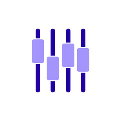 Icon a adjust, isolated against a clean background.