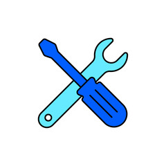 Icon a repair, isolated against a clean background.