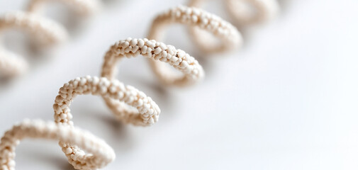 Minimalist design style macro closeup spiral white abstract soft focus texture pattern modern creative artistic calm peaceful smooth decorative background detail elegant clean contemporary organic