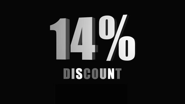 Forty one percent discount advertisement on a black background
