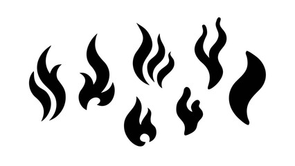 Abstract Black Swirls pattern