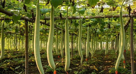 Gourd farm