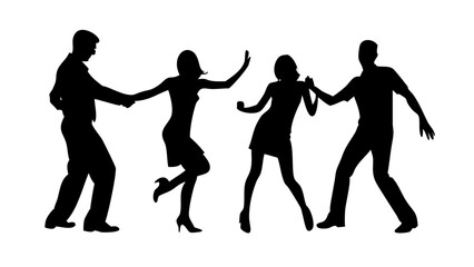 Black Silhouette of a Single Person human figure