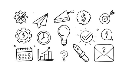 Business Person With Briefcase silhouette