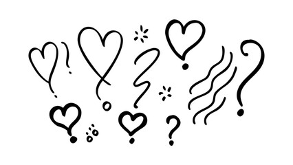 Collection of Heart Shapes hearts love