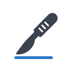 Scalpel Incision Tool Icon