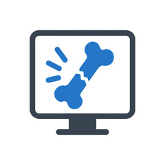 Broken Bone Fracture Icon