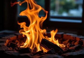 dancing flames of fire produce soft glowing light that stimulates curiosity and wonder while creating a cozy environment that enhances psychological wellbeing and mental clarity.