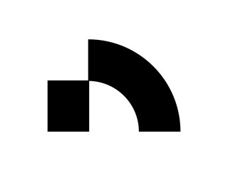 Abstract N Letter Logo Design for Tech Companies