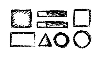 Hand drawn chalk texture splashes abstract background