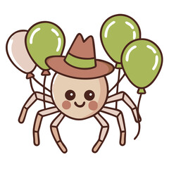 set of funny cartoon crab