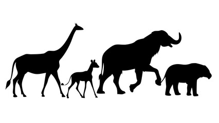 Majestic Stag Silhouette deer animal