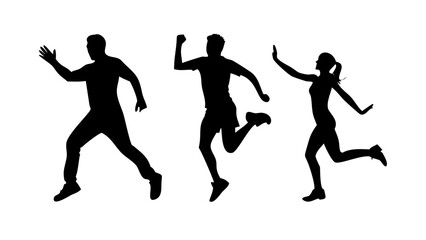 Minimalist Black Silhouette of a Vintage Car automobile