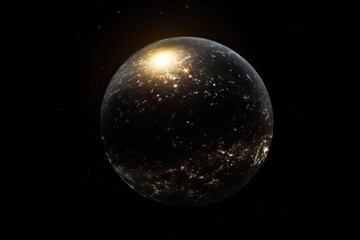 Fototapeta premium Pluto planet astronomy light space.