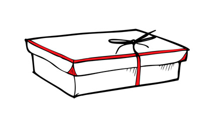 Red abstract lines and shapes background black