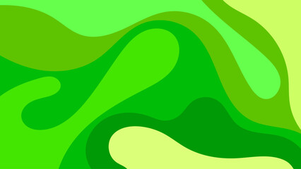 ABSTRACT BACKGROUND ELEGANT FLAT GREEN SMOOTH COLOR WITH HANDDRAWN ORGANIC SHAPES DESIGN VECTOR TEMPLATE GOOD FOR MODERN WEBSITE, WALLPAPER, COVER DESIGN 