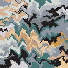 Colorful bright painted vector background of wavy lines. Abstract silk scarves fashion. marble, wallpaper, geometric pattern, scarf, rug, pillow, bandana, fabric textile, clothing, kerchief prints etc