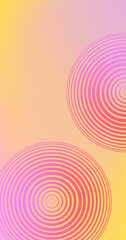 Pastel Abstract background with concentric circles Gradient Design