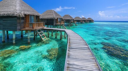 Tropical overwater bungalows (1)