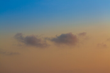 Colorful morning sky and clouds backdrop,Sunset sky for background or sunrise sky and cloud at morning.