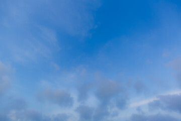 Blue sky and clouds backdrop,clear blue sky with no clouds. sun is shining brightly.