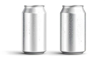 High-resolution aluminum can mockup, 330ml with realistic condensation drops and professional studio lighting — perfect for branding, packaging, product design, and advertising showcase.