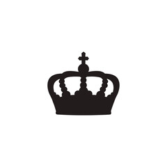 Crown silhouette vector, Prince crown icon, king crown silhouette