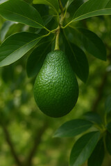 avocado on tree