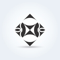 Fototapeta premium Minimal abstract logo template