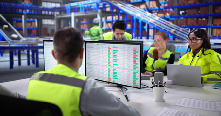Warehouse Manager Collaborates With Diverse Team
