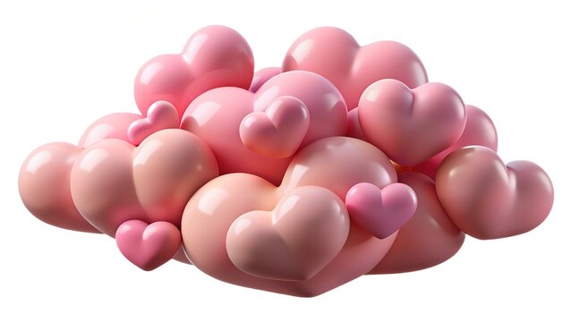 pink rose petals isolated claud 