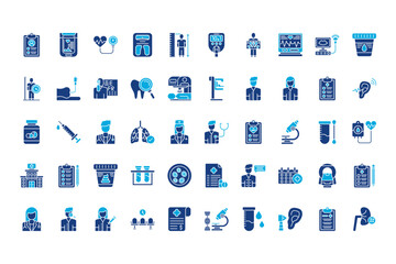 Health Checkup Line Icons