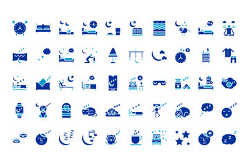 Time to Sleep Line Icons