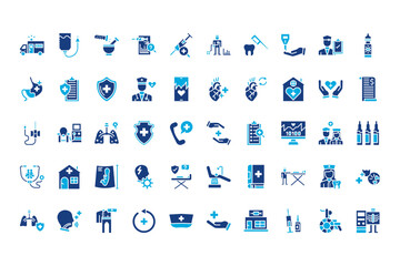 Psychiatric Hospitals Line Icons