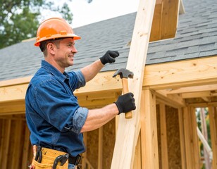 pembangunan rumah, pekerja konstruksi bangunan
