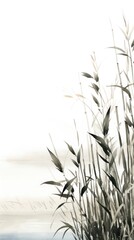 Plant Grass Reed Tranquility 